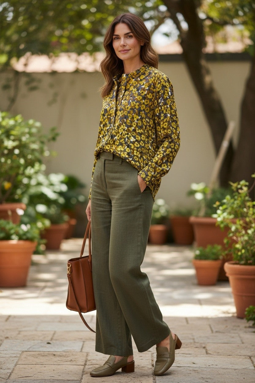 Kaffe – KAjaden Shirt yellow-green