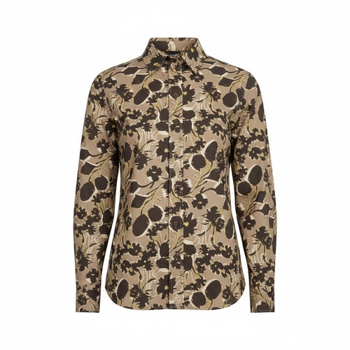 Marc O'Polo – SHIRT/BLOUSE LONG SLEEVE brown