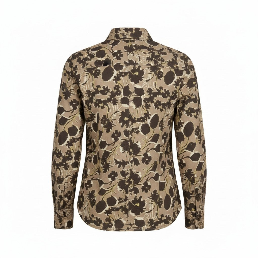 Marc O'Polo – SHIRT/BLOUSE LONG SLEEVE brown