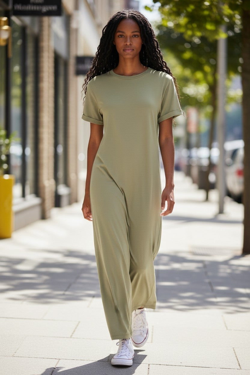 EDITED – Dress Polly beige/olive